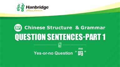 How easy is it to make question sentences in Chinese! 