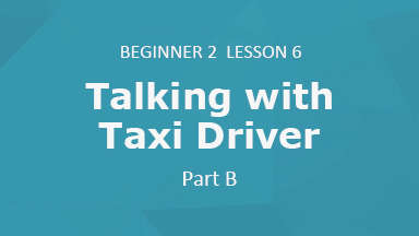 Take a taxi Part B Take a taxi Part B