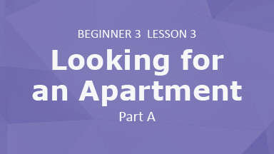 I want to rent an apartment. Part A
