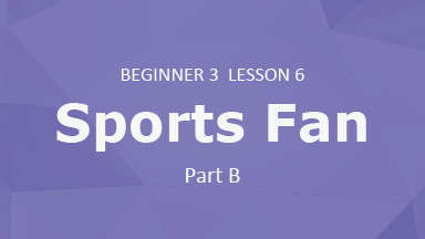 Soccer fan.PartB